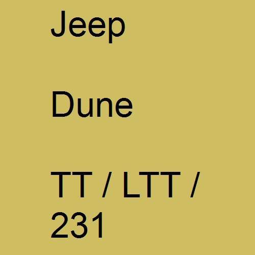 Jeep, Dune, TT / LTT / 231.